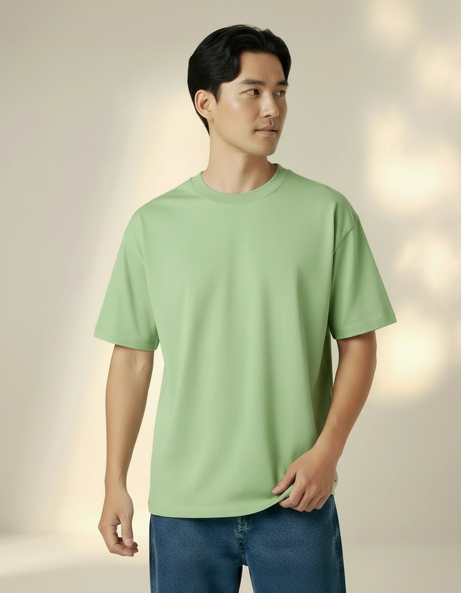 Sage Green Oversized T-Shirt
