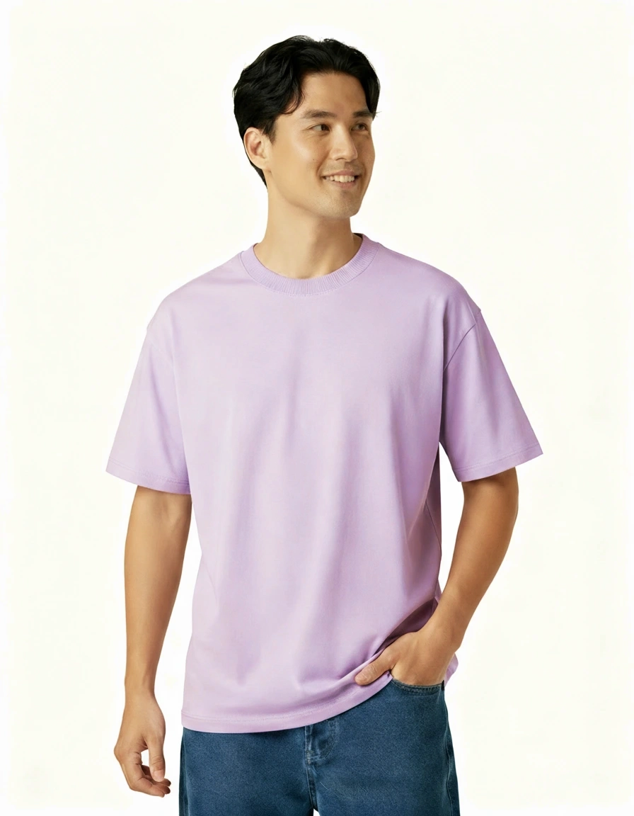 Lavendar Premium Oversized T-shirt