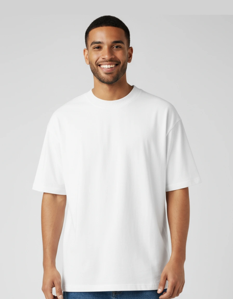 White Premium Oversized T-Shirt