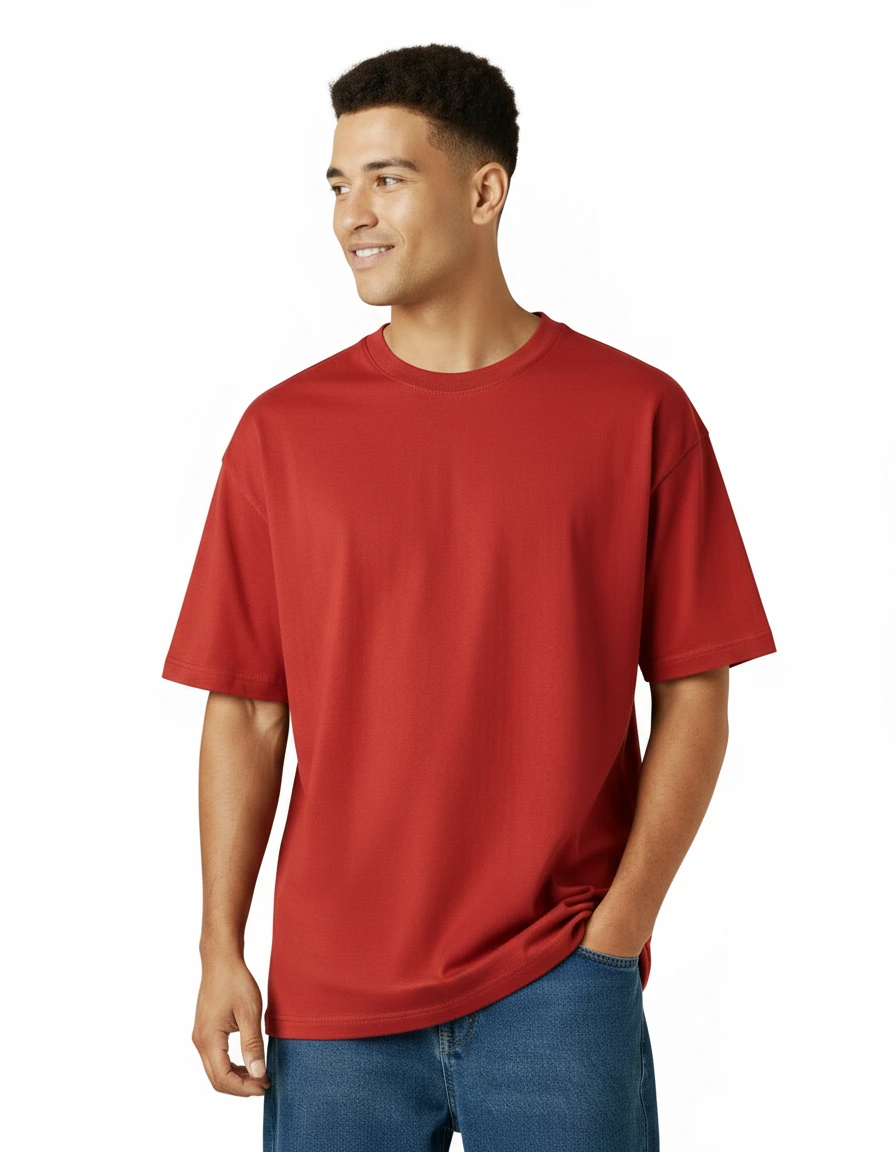 Red Oversized T-Shirt