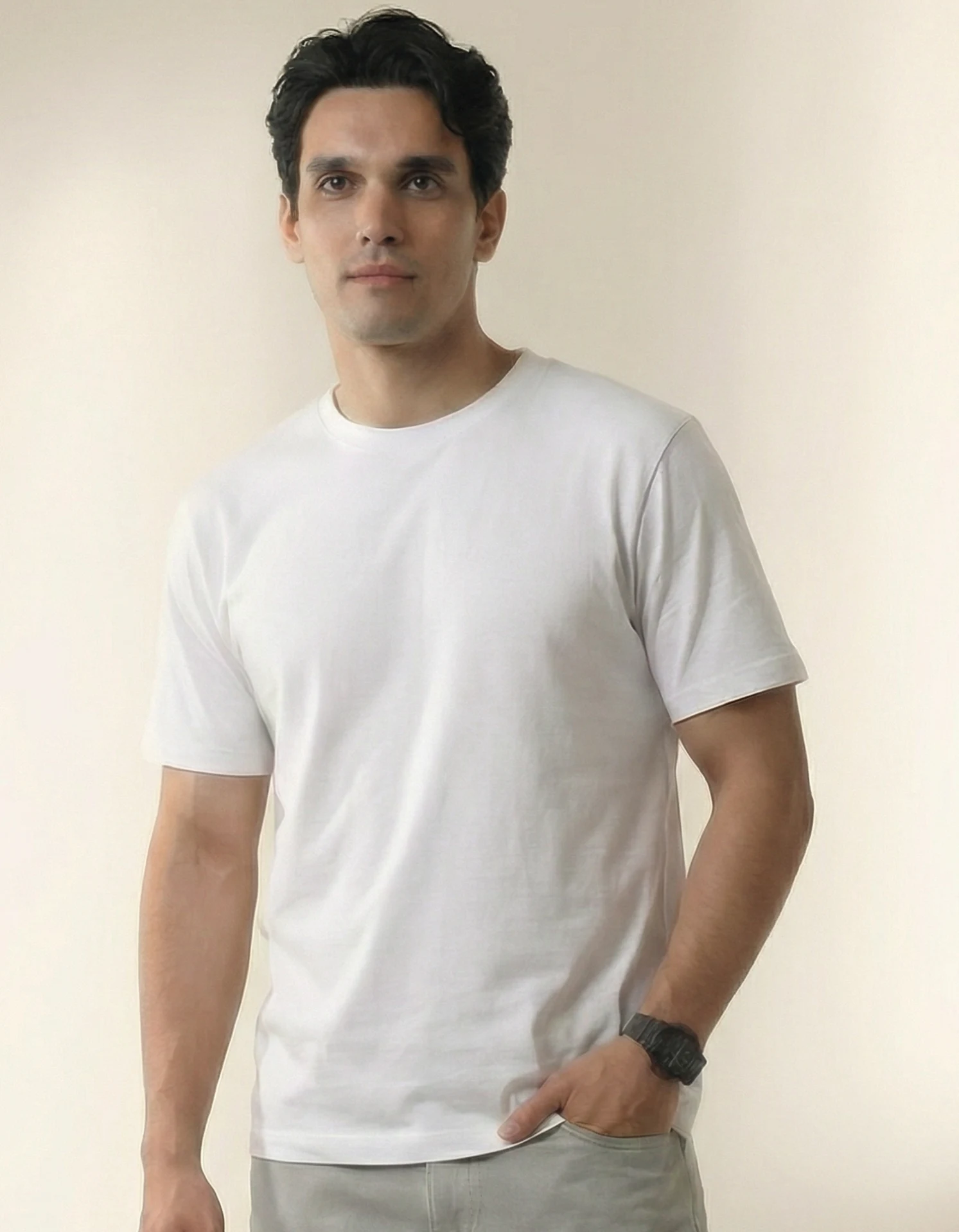 White Classic Fit T-Shirt