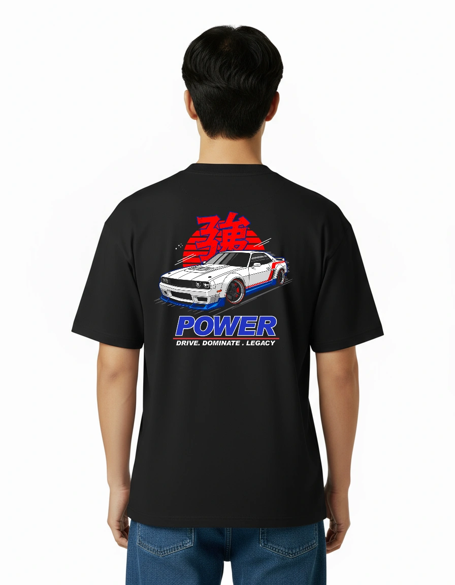 Demon Black Premium Oversized T-Shirt