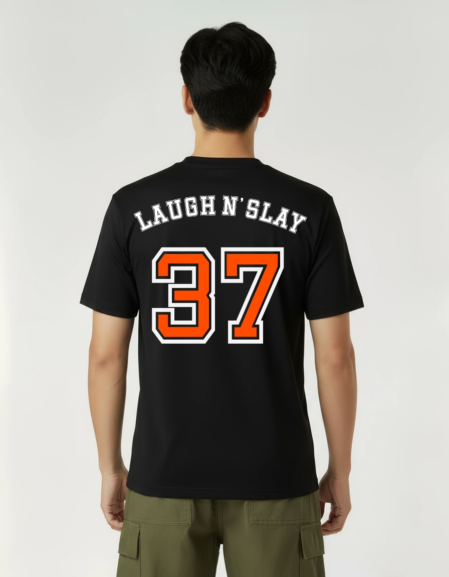LNS 37 Black Classic Fit T-Shirt