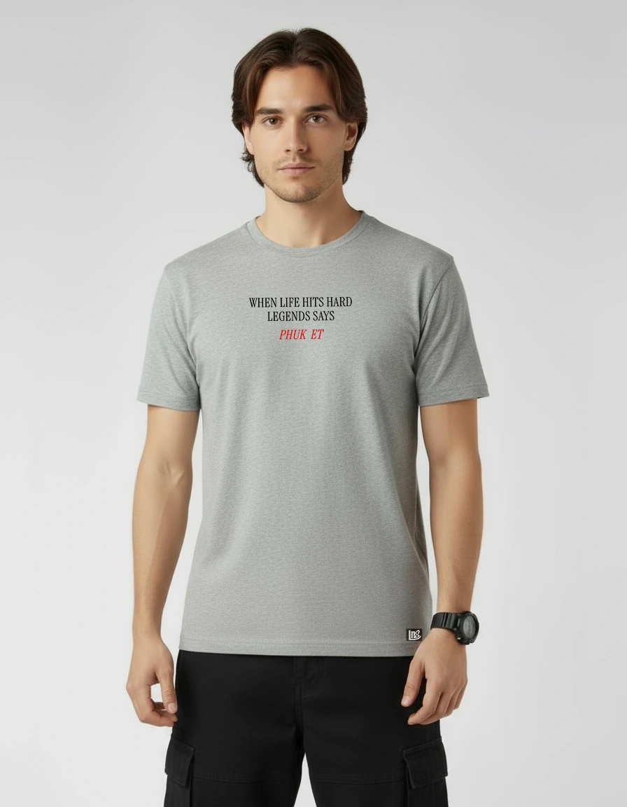 Phuket Diaries V1 Gray Classic Fit T-Shirt